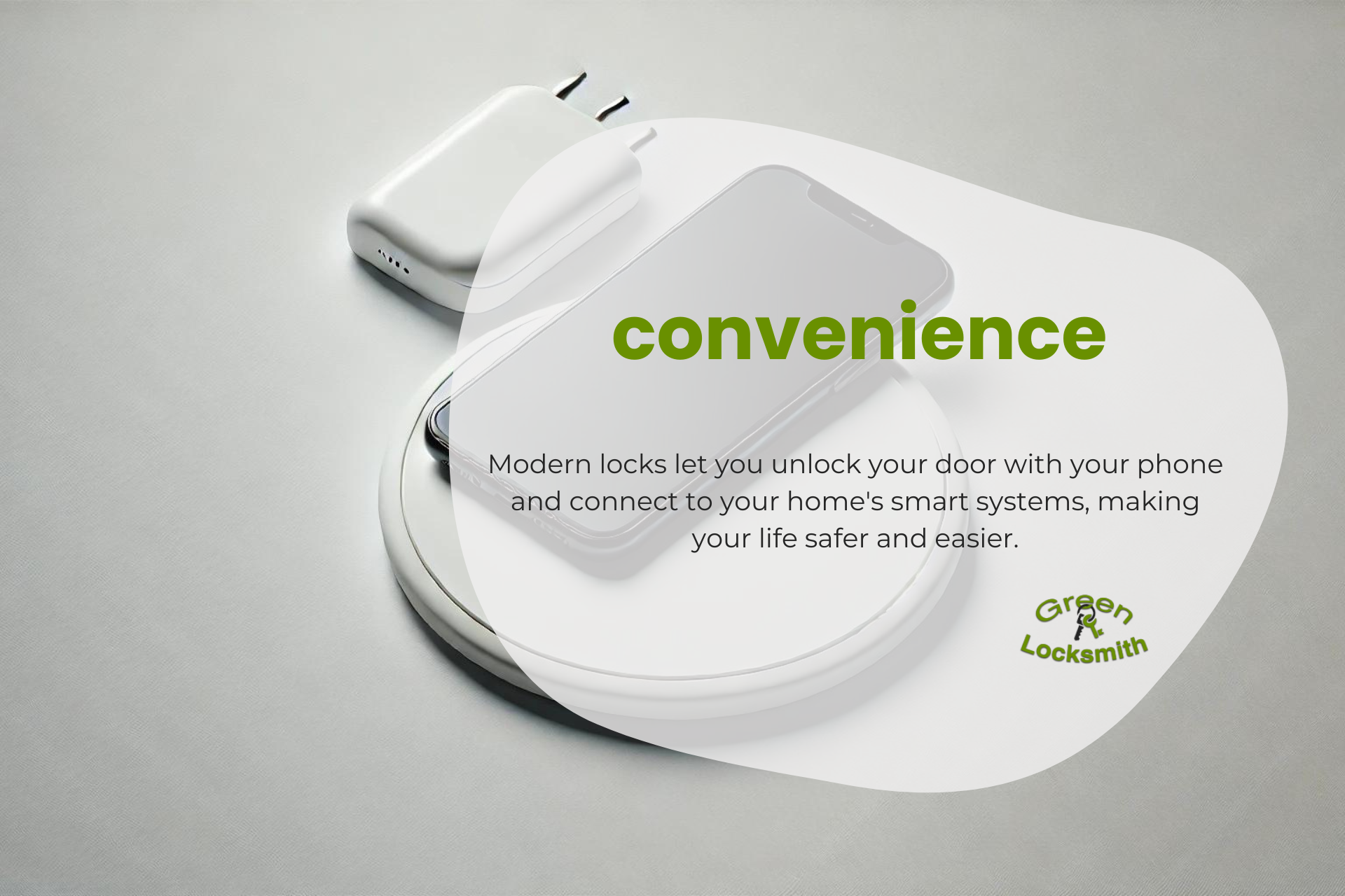 Modern lock technology showcasing a phone-based unlocking system, enhancing security and convenience over outdated lock technology.